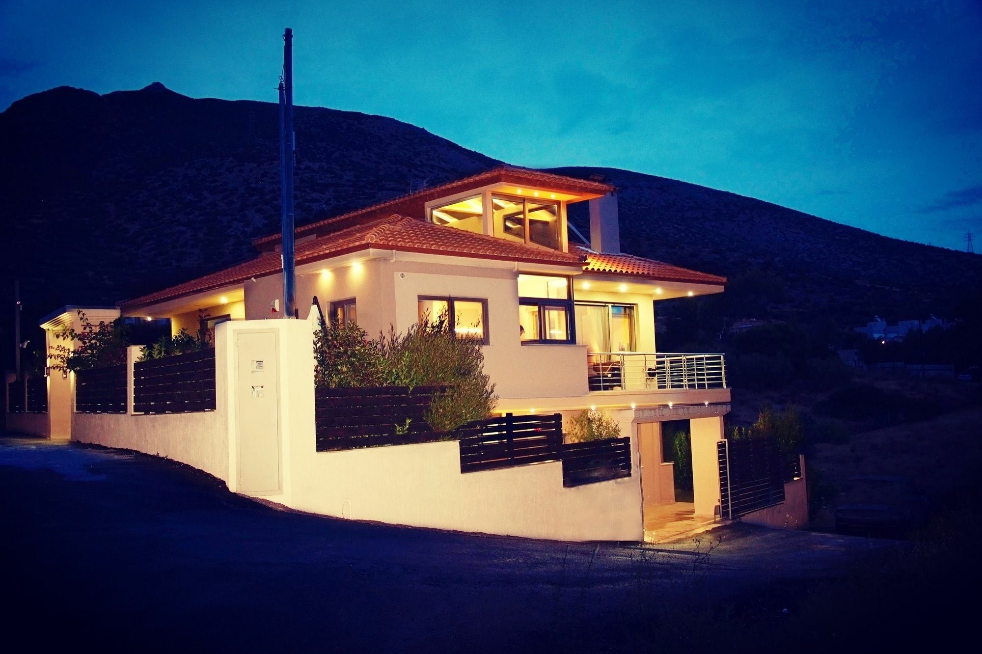 Villa Sunset Lagonisi Esterno foto